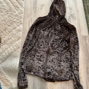 Special edition lululemn velvet hooded align jacket size 8